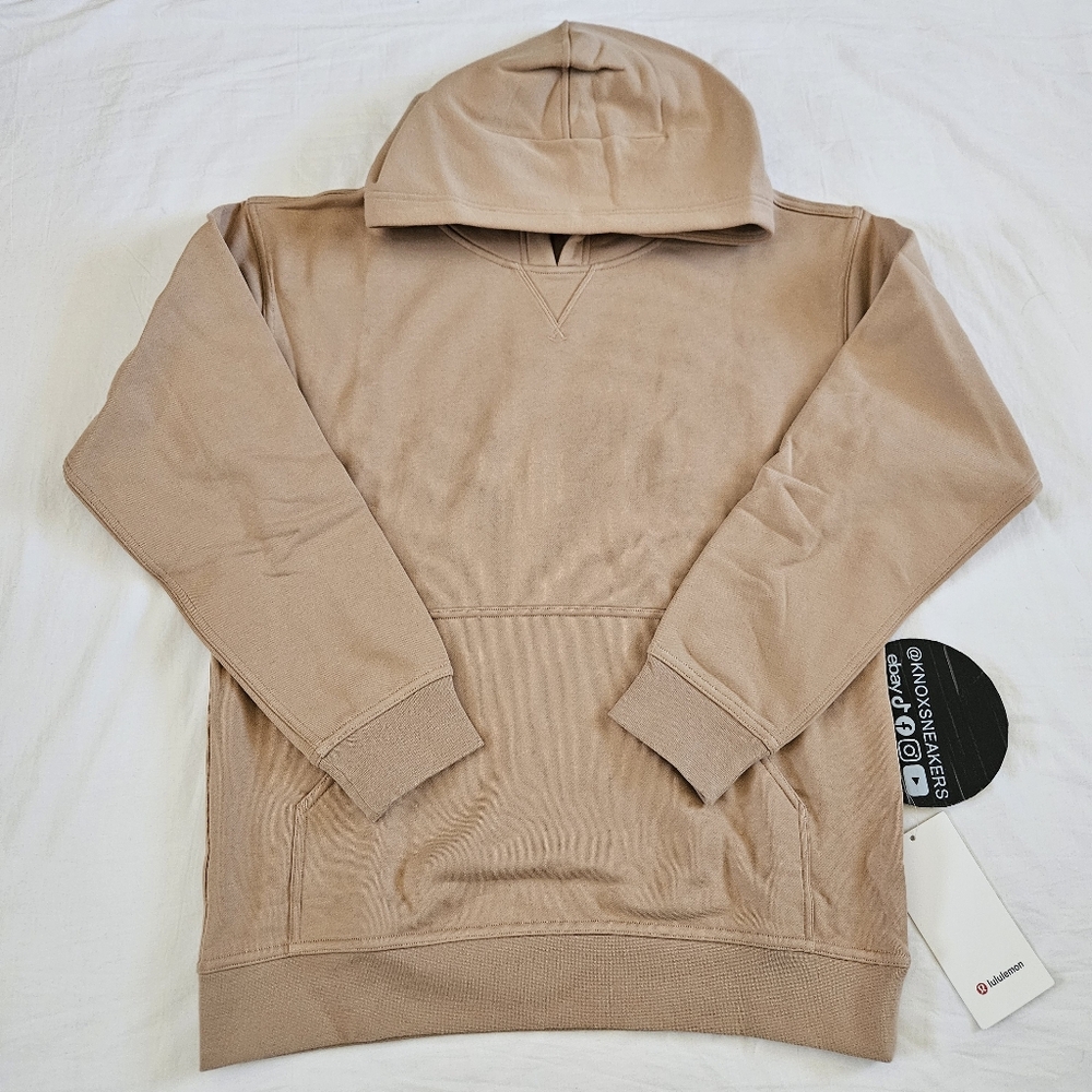 Lululemon All Yours Hoodie Terry BCHW Beach Wood Beige Women's Size 10